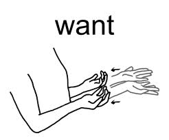 want sign