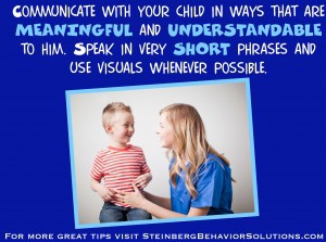 Speaking to your child