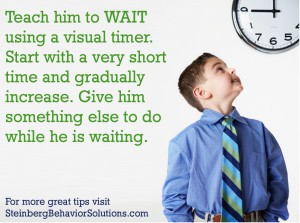 Teach your child to wait